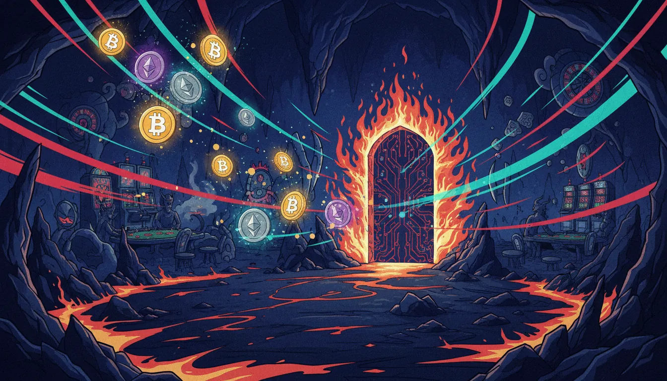Crypto cashout illustration